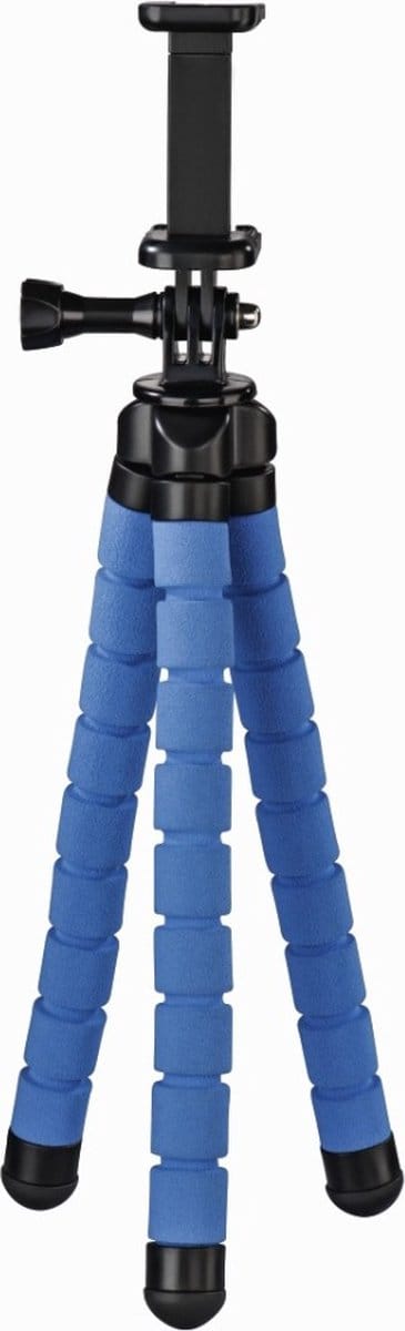 Hama Statief "Flex" voor smartphone en GoPro, 26 cm, blauw