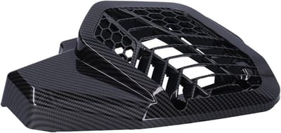 Radiator Paneel Cover - Motorfiets Beschermer - Motor Beschermen - Koolstofvezel Stijl - 30 x 22 x 6 cm - Zwart