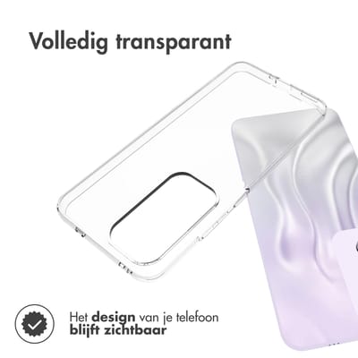 Accezz Hoesje - Geschikt voor Oppo Reno 12 Pro - Clear Backcover - Transparant