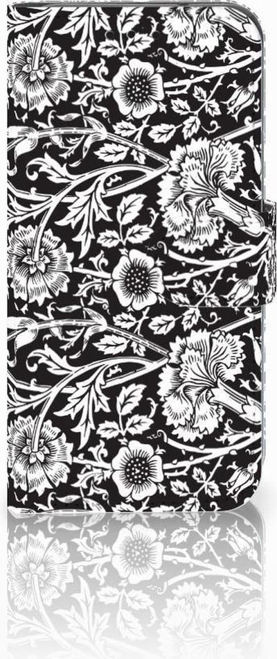 Samsung Galaxy S10e Hoesje Black Flowers