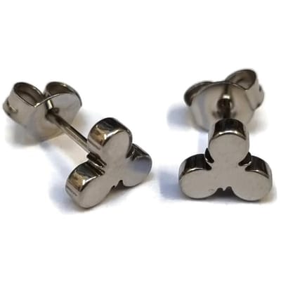 Aramat Jewels | Oorbellen | RVS Spiraal Oorbellen Diverse Kleuren 8-12mm - Trendy Spiral Studs | Fun-Zilverkleurig-7mm | |10mm | Staal | Kinderen, Volwassenen | Verkleurd niet