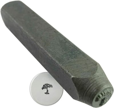 Metaal Stempel - Gereedschap Stempel - Markeren Materialen - Hout Staal - 6 mm - Zilverkleurig
