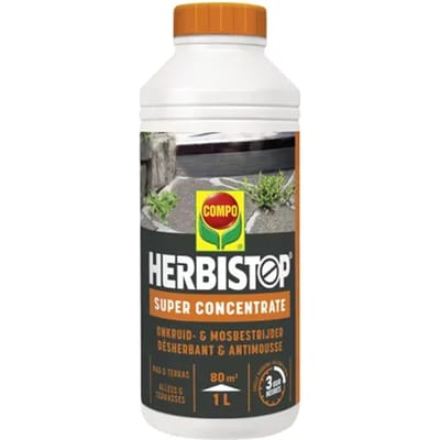 Compo Herbistop Super Voor Paden & Terrassen Concentraat - 1l Voor 80m²