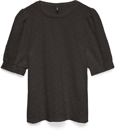 VERO MODA - VMFLOWER SS PUFF O-NECK TOP JRS EXP - Dames - Blouses