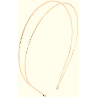 Mode Dubbele Root Metalen Haarband Retro Goud Zilver Vrouwen Haarbanden Eenvoudige Hoofddeksels Straat Hoofdband Mode Haaraccessoires white