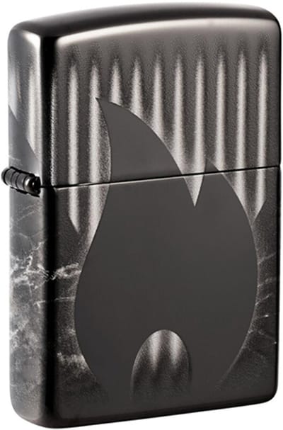 Zippo - Zippo Design Flame Black