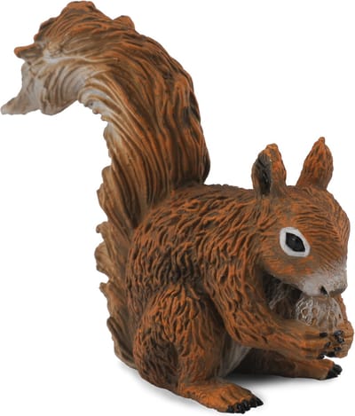 COLLECTA Figurine - Rode Eekhoorn Etend - (S) - Bosdieren - Handgeschilderd - Miniatuur