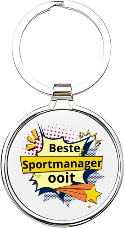Akyol - beste sportmanager ooit Sleutelhanger - Sport - de beste sportmanager - manager - werk - cadeau voor je baas - sleutelhanger voor je baas - werkgever - leukste werkgever die er is - sport - sporten - sporter - leider van een team - 4 x 7,5 CM