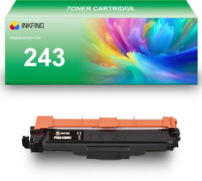 INKFIND TN243 Zwart tonercartridge compatibel met Brother TN243 TN-243 Zwart toner cartridge - 1-pack Zwart