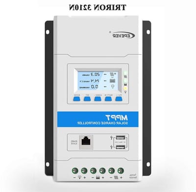 MPPT Solar Charge Controller - Zonneregelaar Laadregelaar - Zonne-energie Systeem - Negatieve Aarding - 30A 100V - Grijs