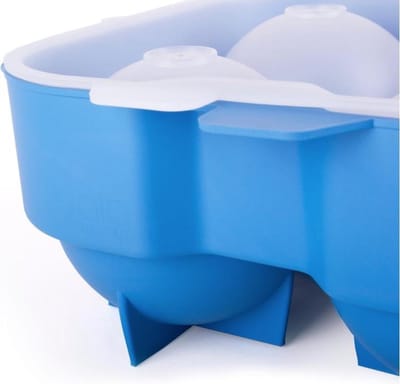 KOALA® XXL Ice Ball 4 stuks tray met tang Blauw