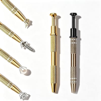 Set van 2 Prong Pincetten voor Precisiewerk, Ideaal voor Sieraden, Schroeven en Kleine Onderdelen