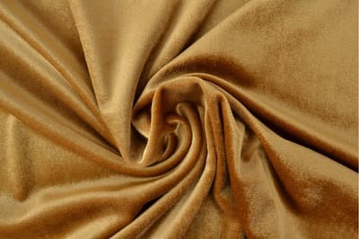 Stretch fluweel - Goud - 1 meter - Per meter - Velvet stof