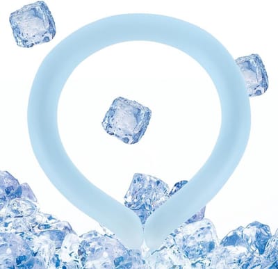 Nek Cube - Koelpack Nek - Zomerse Koelte - Lichtgevend Design - 18 Graden - Blauw