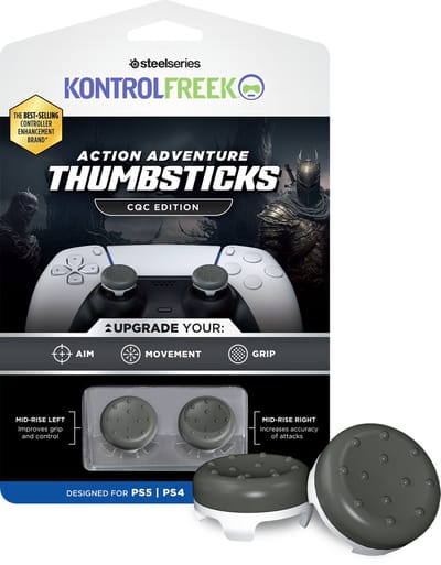 KontrolFreek Action CQC Thumbsticks - Grijs/Wit (PS5/PS4)