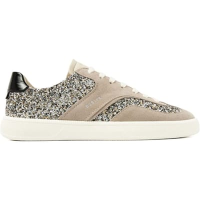 Nubikk Ray Owen (l) Mist Suede Glitter Maat: 36 | Sneakers Outlet | Dames | Bruin