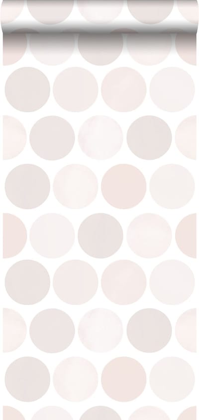 Walls4You behang stippen beige - 935290 - 0,53 x 10,05 m