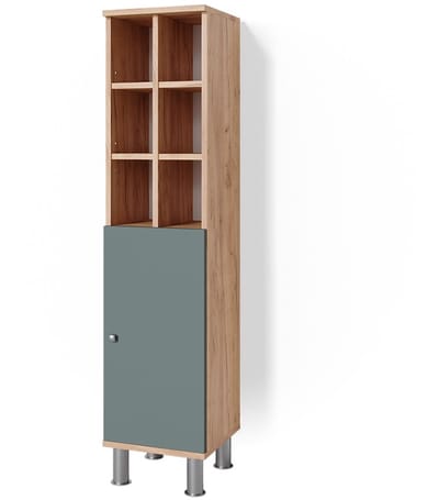 Vicco Fynn Halfhoge kast – 30 x 130.6 cm grote deur Groen