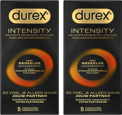 Durex Condooms Intensity 5st - 2 Stuks - Voordeelverpakking