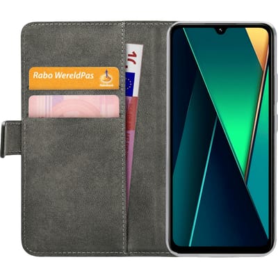 Mobilize Motorola Moto G75 Portemonnee Hoesje Zwart