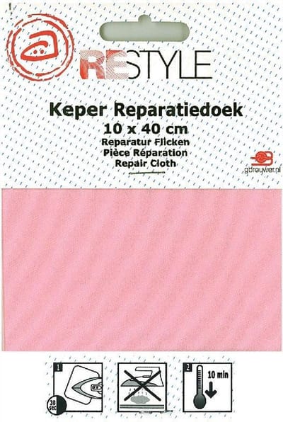 Keper Reparatiedoek - 10 x 40 cm - Roze
