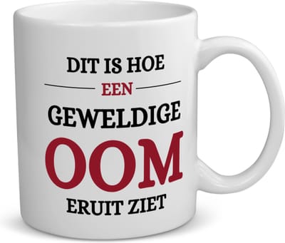 Akyol - meest geweldige oom koffiemok - theemok - Oom - een oom - verjaardagscadeau - cadeau voor oom - kado - 350 ML inhoud