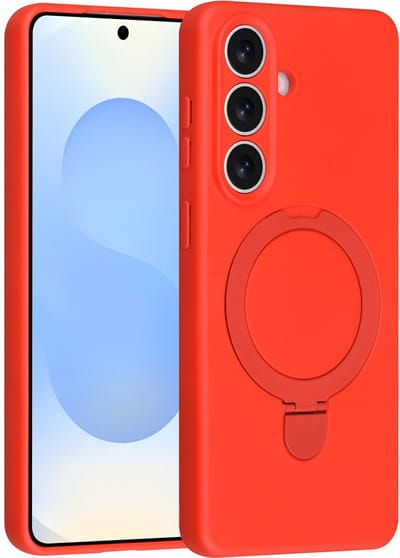 TUNIQ telefoonhoesje voor Samsung Galaxy S26 Plus - met ringhouder - Classic Rood
