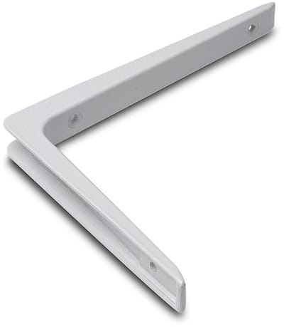 Dulimex ES 3152B Drager aluminium / 100x150 mm / wit gelakt (1 stuk)
