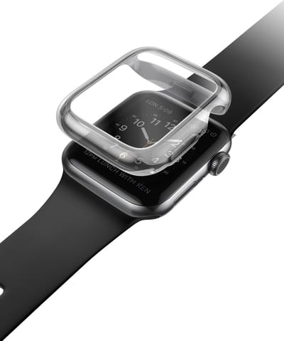 UNIQ - Garde - Screenprotector Geschikt Voor Apple Watch 4, 5, 6 & SE - 40mm - Donker Transparant
