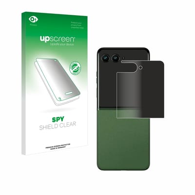 upscreen - privacy screenprotector voor Motorola Razr 50 Ultra (Achterdisplay) - Folie Beschermfolie Blauwlichtfilter