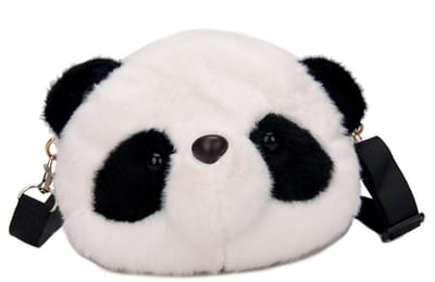 Allecto - Panda Crossbody Bag - Schattige Rugzak - Multicolour - Fluffy Tote Bag - Perfect voor Meisjes - Dierenthema