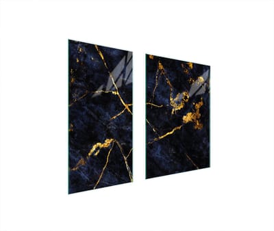 TMK ArtDeko - Snijplank - Marmereffect - 75x52 cm - Hartglas