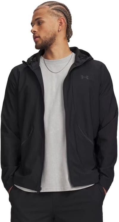 Under Armour Unstoppable Woven Trainingsjack Heren-zwart, zwart