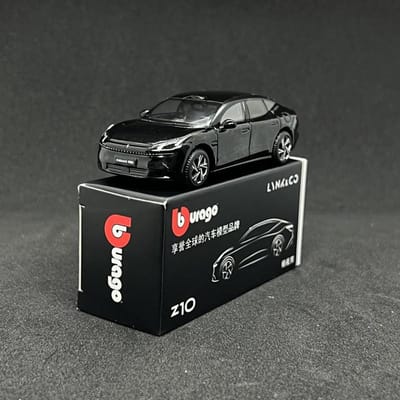 Bburago 1:64 Lynk&Co Z10 Coupe Legering Sportauto Model Diecasts Metaal Nieuwe Energie Voertuigen Auto Model Simulatie Kinder Speelgoed Cadeau