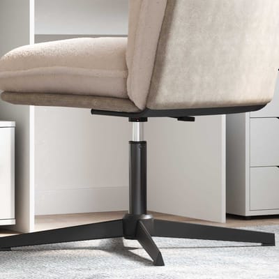 vidaXL - Bureaustoel - Gas - Cilinder - Zwart - 318-473 - mm - IJzer