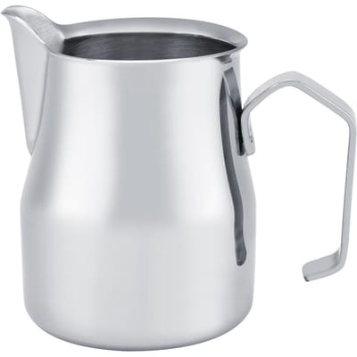 Roestvrijstalen Koffiekan Melk Opschuimpot Espresso Latte Art Stijl Melkkan(750 ml) 750ML gray