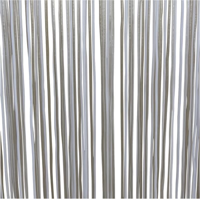 Vliegengordijn/deurgordijn - PVC - spaghetti - wit - 90 x 220 cm - Insectenwerende vliegengordijnen
