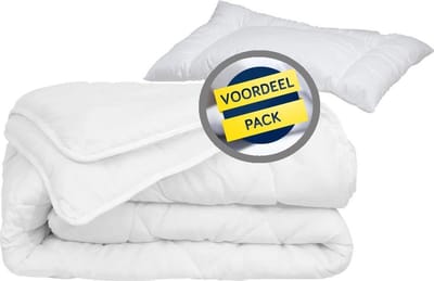 Kinderdekbed-Enkel- Ledikant Princessdekbed -100x135 cm + Hoofdkussen 40x60 cm Anti-allergisch wasbaar