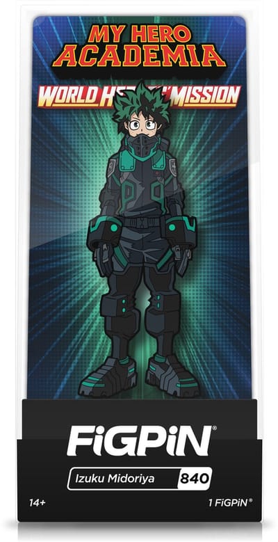 FiGPiN My Hero Academia: World Heroes' Mission - VerzamelPin - Izuku Midoriya - 840