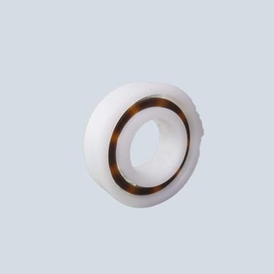 Nylon Wielen Roller - Kogellager Wielen - Materiaal Transport - Hoge Belastbaarheid - 17x40x12mm - Wit