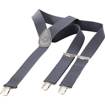 Jan Vanderstorm herren Bretels - 130 - grijs - Plus Size