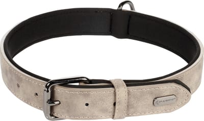 Flamingo Delu Met Neopreen - Halsband Honden - Halsband Delu Taupe Xxl 52-62cm 30mm - 1st - 123460 - 1st