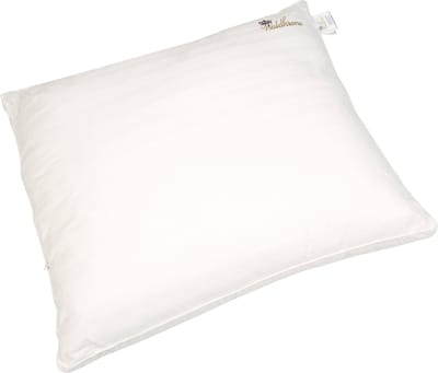 Polydaun Waldkrone Steinbergerhof hoofdkussen - katoenen tijk - GRS gerecyclede Comfort-O-Bol vulling - 850 gram - navulbaar - 65x55x5 cm