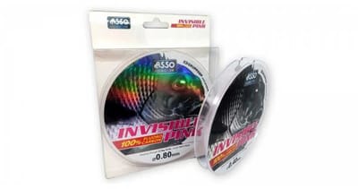 Asso Invisible 30 M Flurocarbon Transparant 0.300 mm