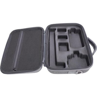 Action Camera Case Draagbaar Grote Capaciteit Vibratiebestendig Spatwaterdicht Draagetui voor ACTION 5 PRO gray