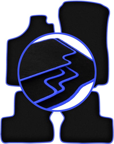 CARLUX-BLUE automatten voor: Opel Astra F hatchback, sedan, stationwagen, cabrio (1991-2002)