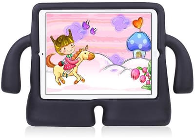 Tablethoes Geschikt voor: Apple iPad 11 (2025) / iPad 10 10.9 inch(2022) Kids Proof Cover Kinderhoes Hoes voor Kinderen - zwart