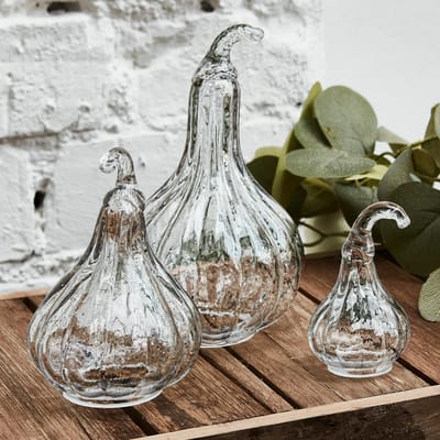 LOBERON Pompoen set van 3 Lacey helder