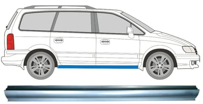 Reparatie dorpel voor Hyundai Trajet 2000-2008 / Links = Rechts (symmetrisch)