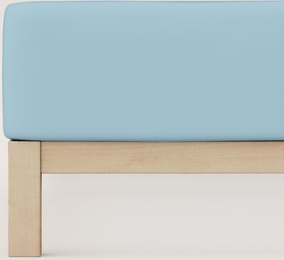 Schlafgut Pure Bio Katoen Jersey Hoeslaken L - 140x200 - 160x220 536 Blue Light